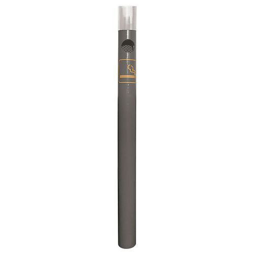 POTELET CENDRIER Ø76MM POMMEAU INOX BROSSÉ ZINC GRIS PROCITY - PROCITY