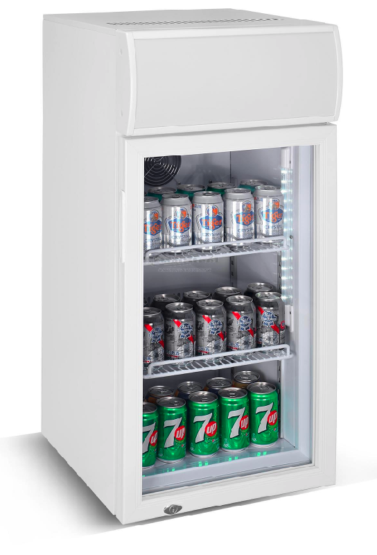 CONGÉLATEUR PORTE VITRÉE AVEC DISPLAY LUMINEUX 99 LITRES_0