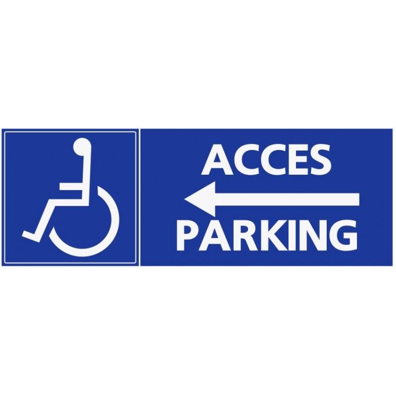 Panneau directionnel pour parking
