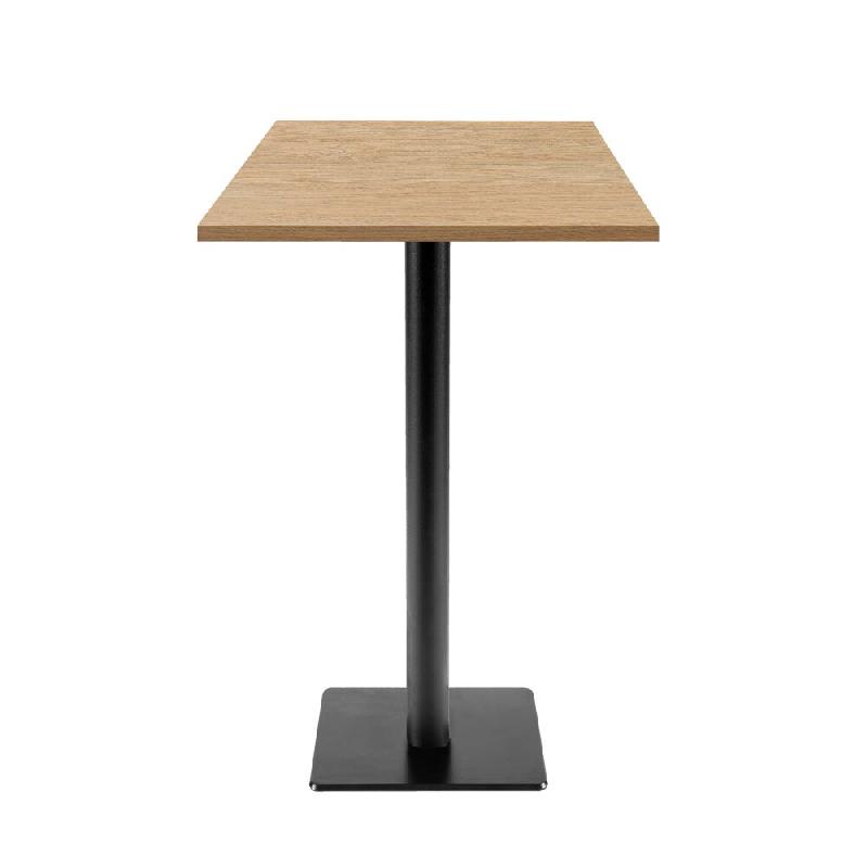 RestooTab - Mange-debout Milan T 50x50cm décor chêne alba - marron fonte TB-MITFF-5050M-CH.ALB_0