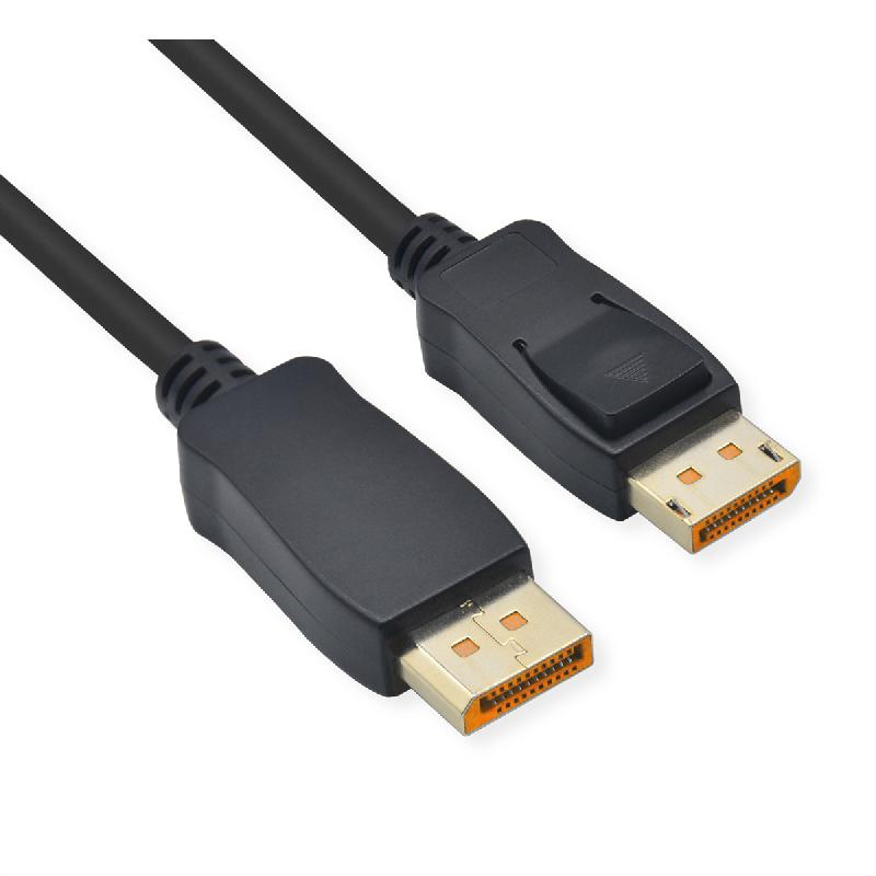 ROLINE Câble DisplayPort v2.1, 10K, DP M - DP M, noir, 2 m_0