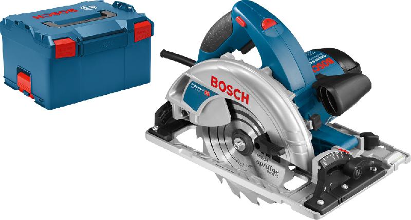 Scie circulaire 1800w gks 65 gce professional en coffret l-boxx - BOSCH - 0601668901 - 575777_0