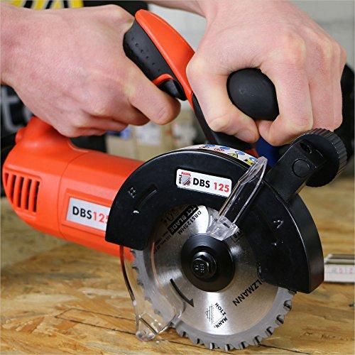 SCIE DOUBLE LAME HOLZMANN 1200W Ø125 MM - DBS125