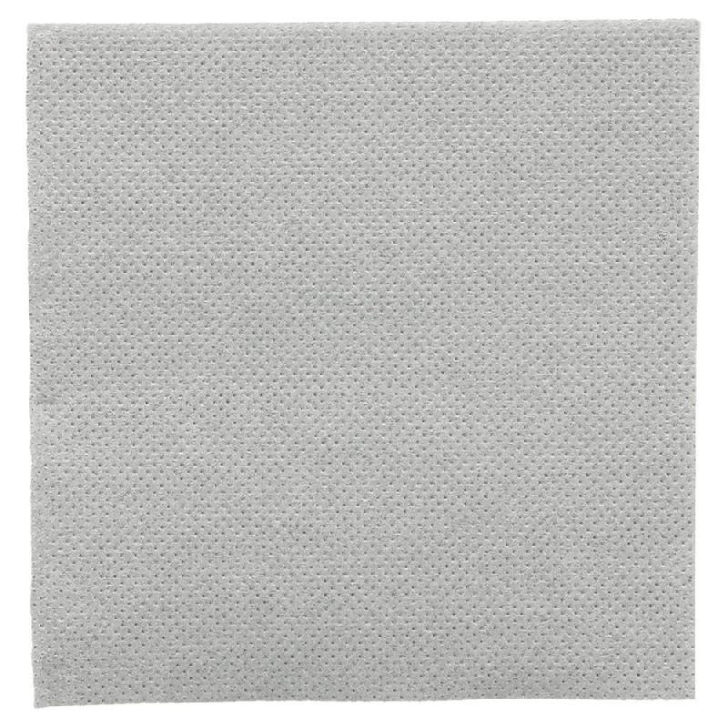 Serviette en ouate gaufré 2 plis gris 20x20cm - par 2400_0