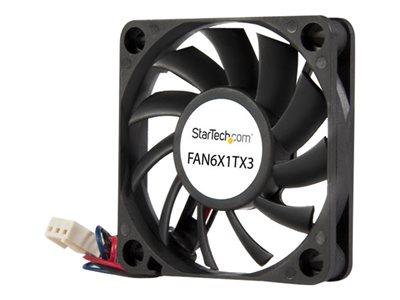 STARTECH.COM VENTILATEUR PC À ROULEMENT À BILLES - ALIMENTATION TX3 - 60 MM