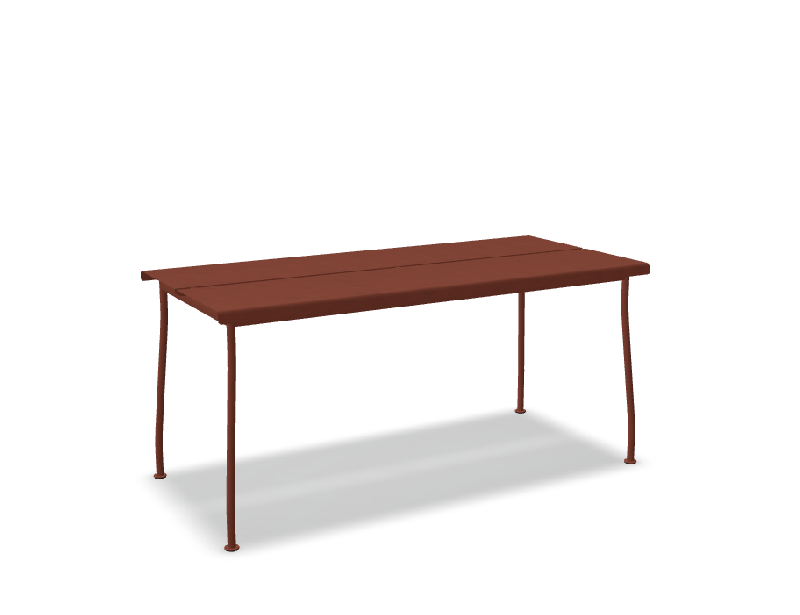 Table d'extérieur en métal FLANER - brique_0