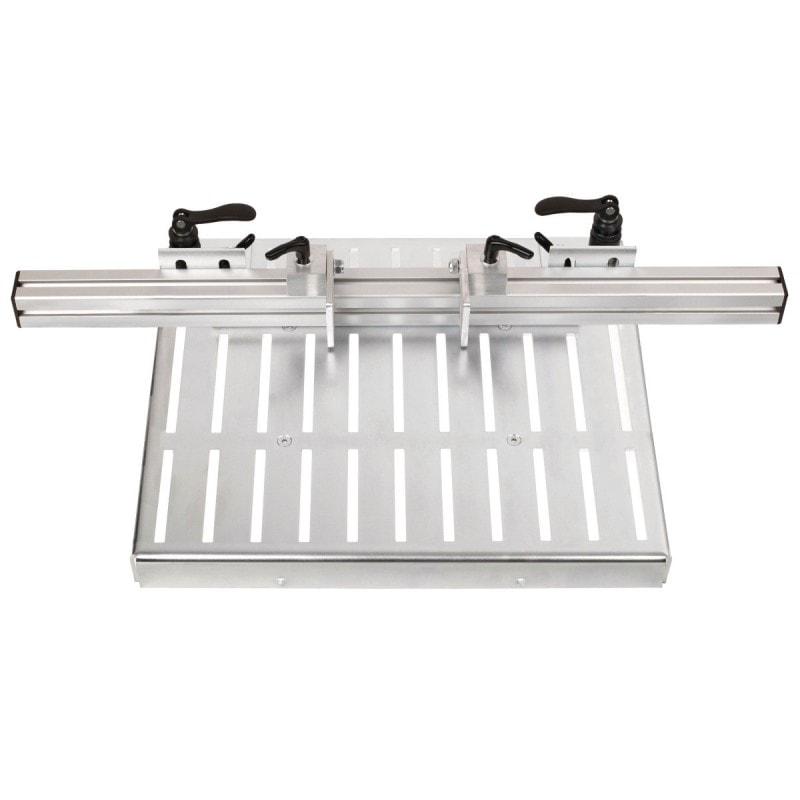 Table de bridage avec rail de butée 720 mm Optimum - Fixation sur table de perceuse - Réf. 5190015_0