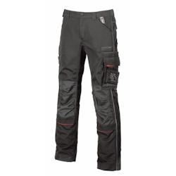 U-Power - Pantalon de travail noir DRIFT Noir Taille 58 - 58 noir 8033546188828_0