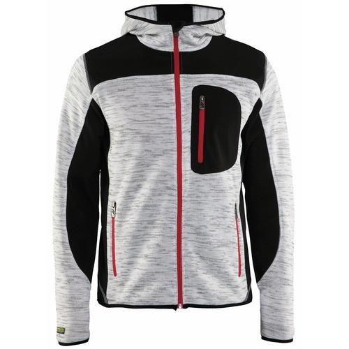 VESTE À CAPUCHE EN TRICOT RENFORÉ SOFTSHELL - TAILLE M - 4930 BLAKLADER