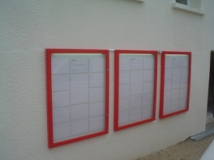 Vitrines d'affichage extérieures avec éclairage - vitrines extérieures_0