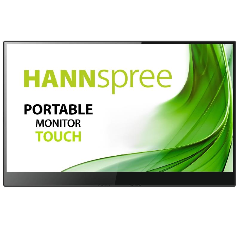 HANNSPREE HT 161 CGB - Moniteur à écran tactile 15.6'' Full HD - Technologie LED - USB Type-C - Classe énergétique A+_0