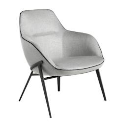 AC ANGEL CERDA Angel Cerdá Fauteuil en tissu gris 5065C 76 x 67 x 84 - gris textile 8435631002611_0