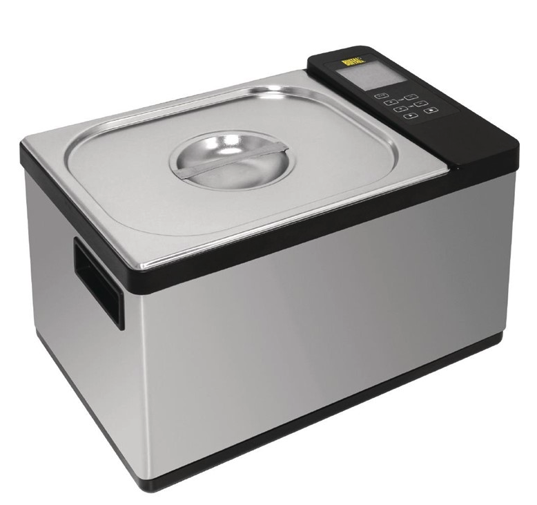Bain-marie cuisson sous-vide - 12,5 litres - Acier inoxydable - Écran LCD - Précision ± 0,5°C_0
