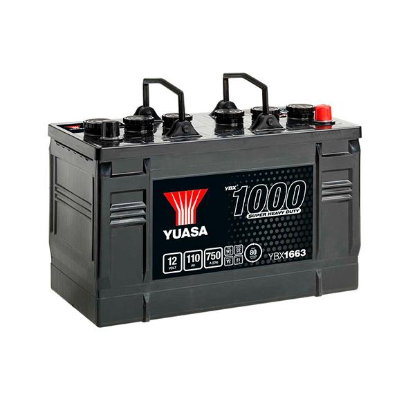 BATTERIE CAMION YUASA YBX1663 12V 110AH 750A_0