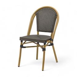 Bistromania Chaise de terrasse LAZARE - Textilène marron - EA098_0