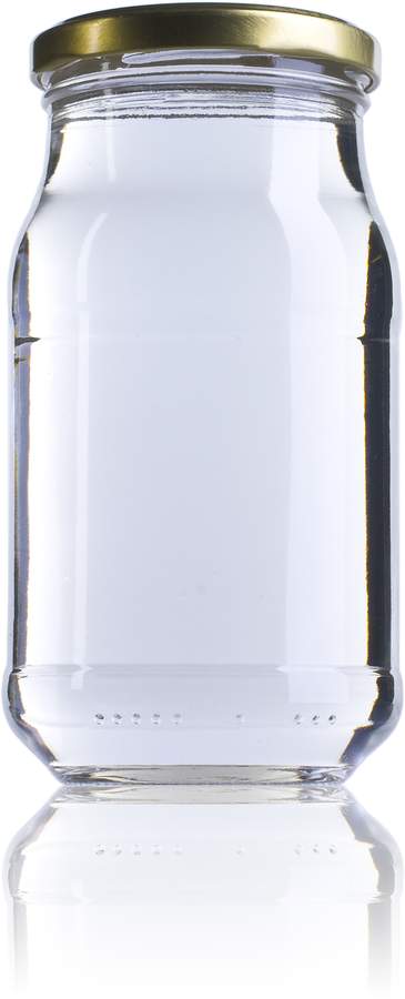 Bocal en verre Salsa 480 - 480 ml - Forme cylindrique - Twist Off TO 66_0