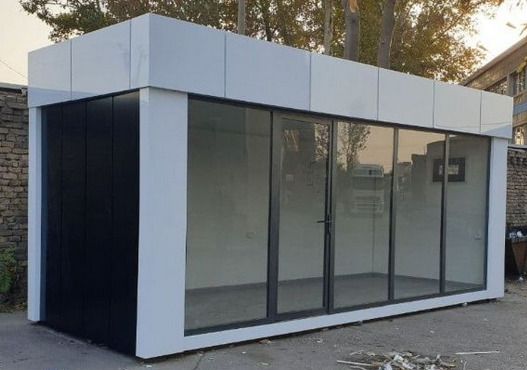 Bureau container 20 pieds HC - accueil public type 3 - dimensions 6,06 x 2,44 x 2,89m_0