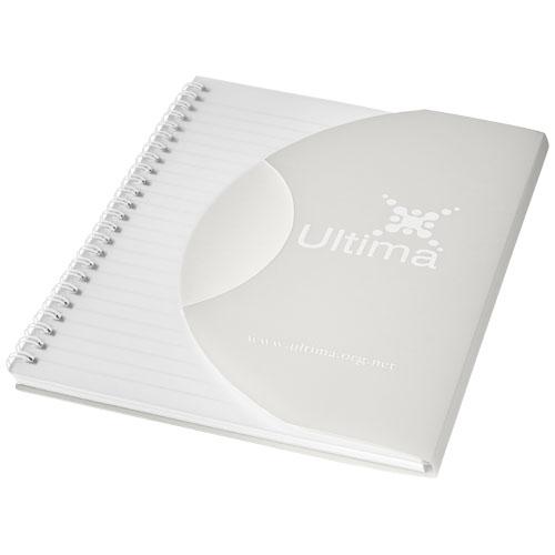 Cahier Curve A6 - 25, 50 ou 100 feuilles vierges - Couverture en polypropylène incurvée_0