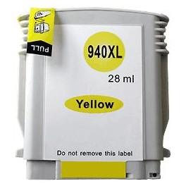 Cartouche jet d'encre compatible hp officejet pro 8000/8500/8500a (c4909ae/n°940xl) yellow 28ml 00940xly_0