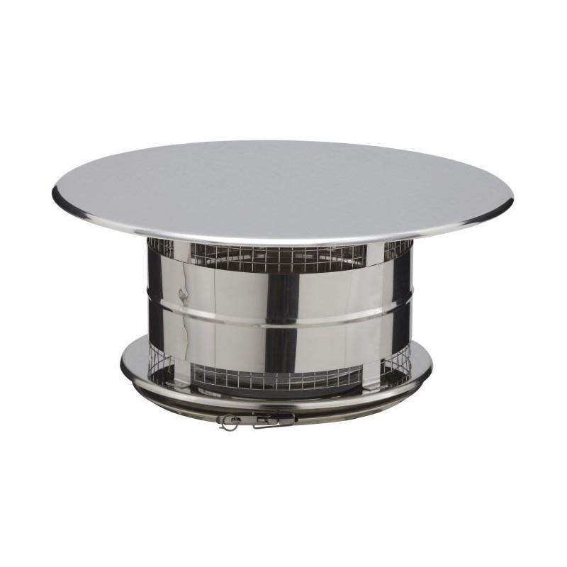 Chapeau aspirateur Cim01022 Ø150 avec grillage anti-oiseaux - Therminox TI Poujoulat - Réf. 21150038_0