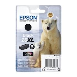 Epson 26XL - Ours Polaire Cartouche Noir C13T26214012 (T2621) - noir 8715946519005_0