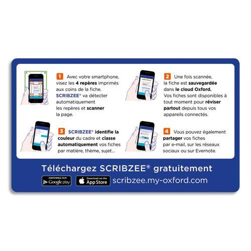 FEUILLES BRISTOL OXFORD - PERFOREE - 14,8 X 21 CM - 5X5 - COLORIS ASSORTIS - BLOC DE 30 - LOT DE 10