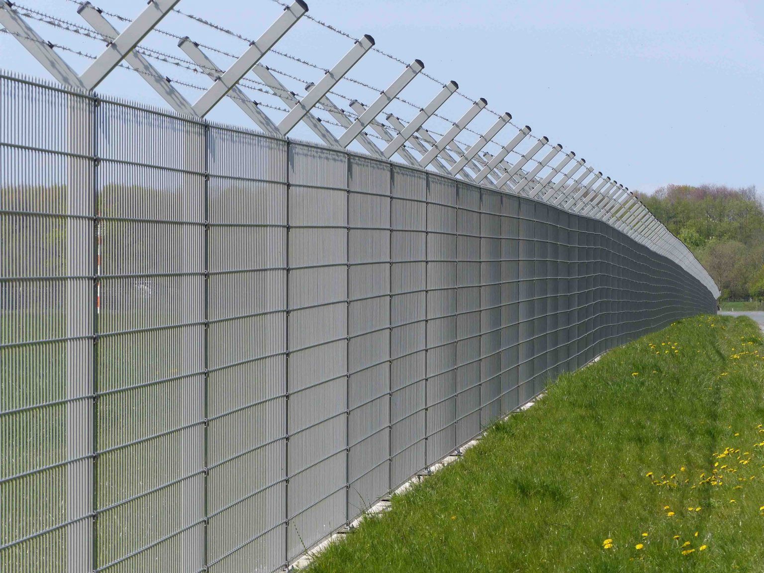 Haute sécurité - grille de chantier - te-fence - clôture de chantier anti-grimpant_0