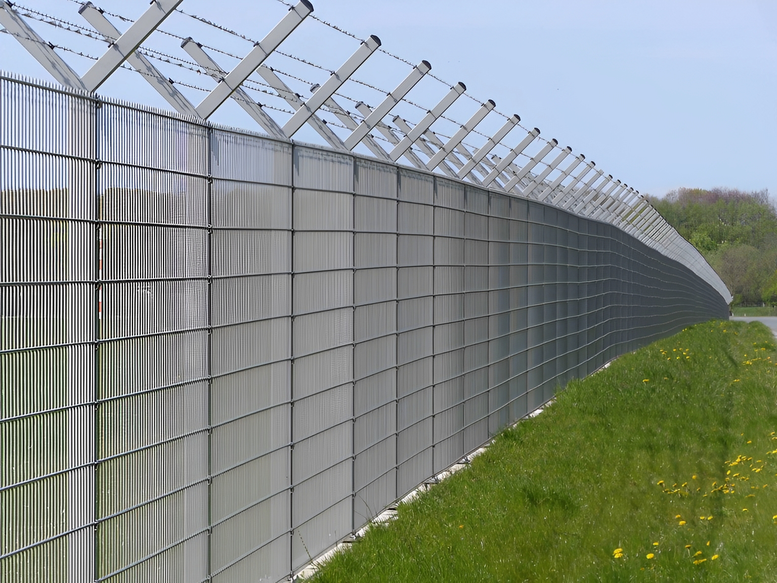 Haute sécurité - grille de chantier - te-fence - clôture de chantier anti-grimpant_0