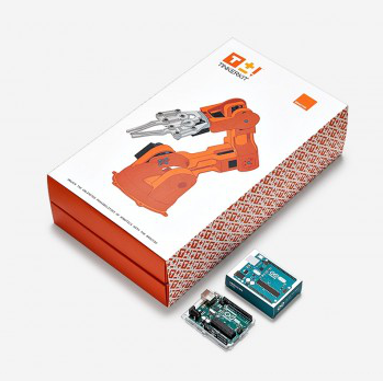 PACK ROBOTIQUE MÉCANIQUE EDUCATION TINKERKIT® BRACCIO + CARTE ARDUINO® SHIELD UNO REV3_0