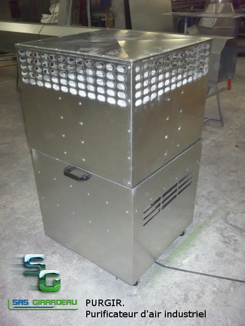 Purificateur d'air professionnel Girardeau - transportable sur roulettes - filtration en 3 étapes avec filtre HEPA 13_0
