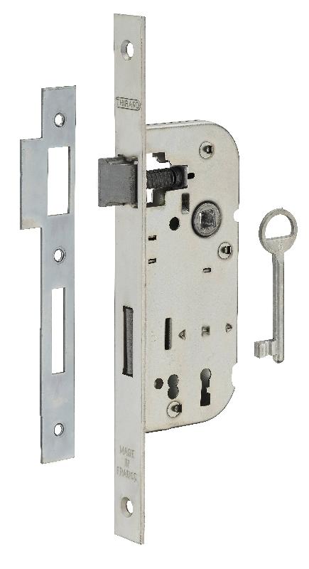 SERRURE ENCASTRABLE POUR PORTE D'INTÉRIEUR 1 TOUR Z/BC 1 CLÉ_0