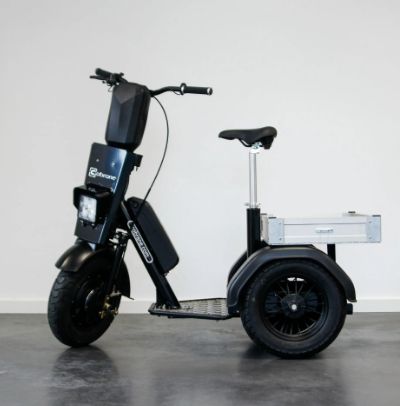 Triporteur électrique Cobrane U1 - Caisse aluminium résistante - Charge embarquée 30kg - Tractage jusqu'à 200kg_0