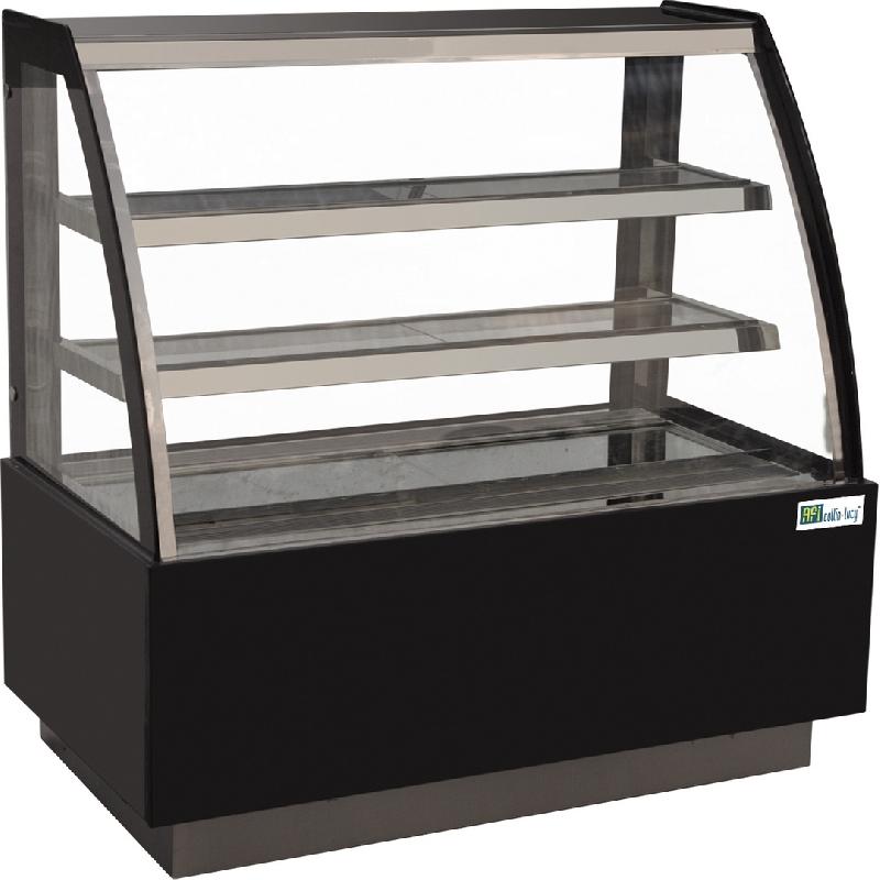 Vitrines réfrigérées pour pâtisseries - vitrage bombé et 3 faces vitrées droites - 340L - OASIS40_0