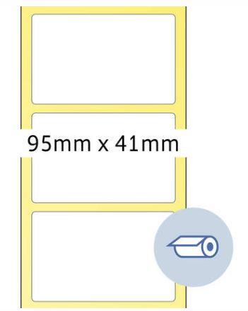 Étiquette en rouleau thermotransfert 95x41 mm - 4085_0