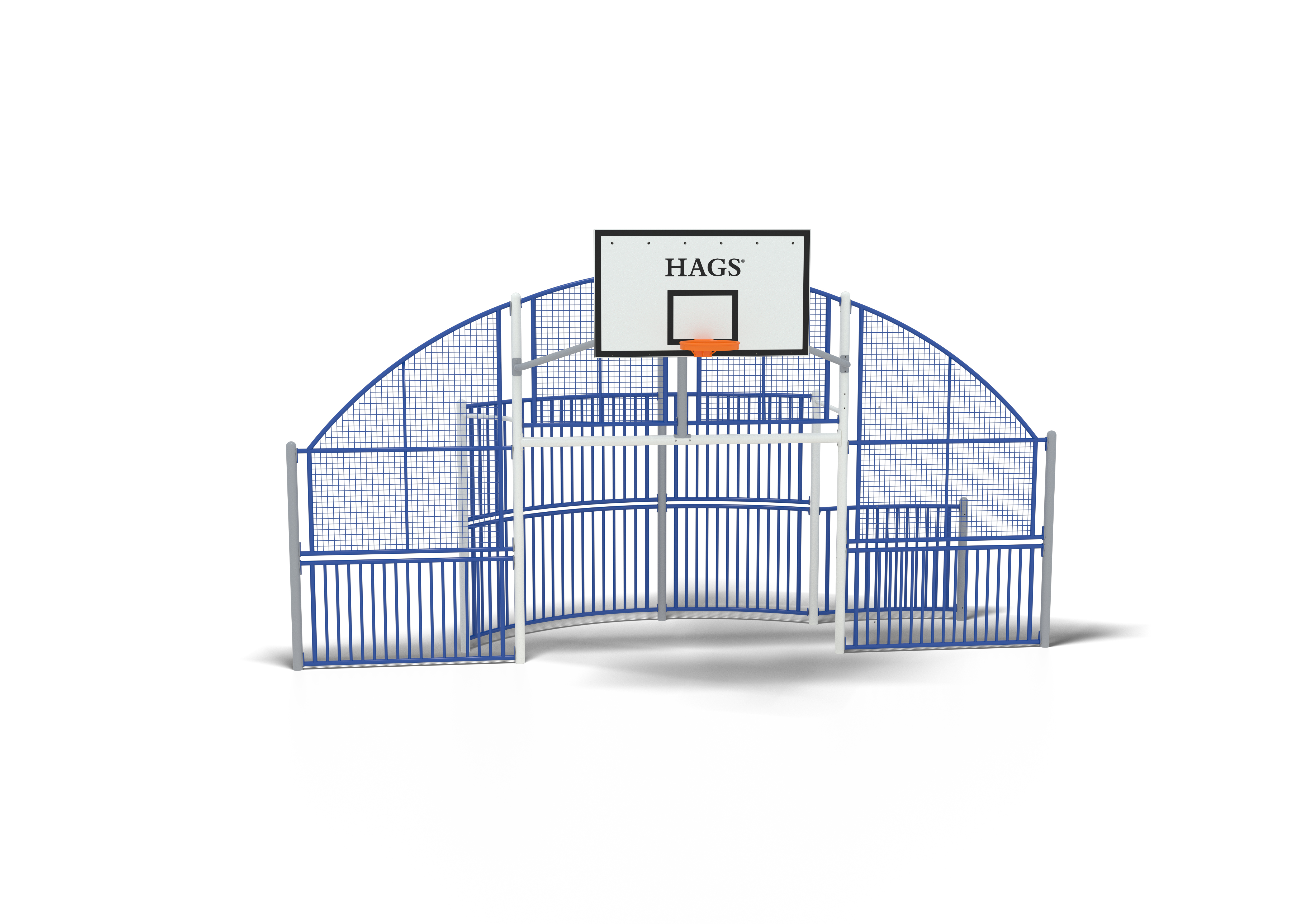 Terrain multisport Arena Paris réf-8094710 - Hags - avec panneau de basket et poteaux acier_0