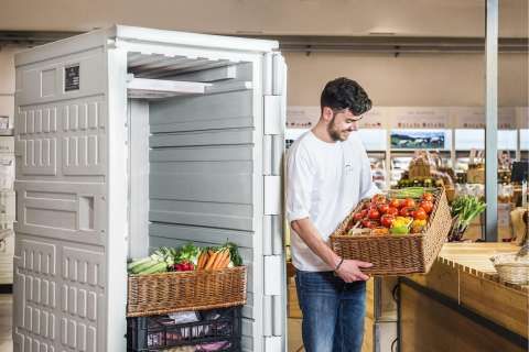 Conteneur isotherme pour maintien de la chaîne du froid