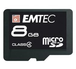 CARTE MICRO SDHC EMTEC 60X 8 GO