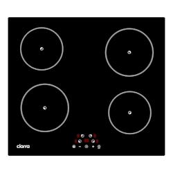 CIARRA Plaque à Induction 4 Foyers, 60 cm encastrable, avec minuterie VM4BIH-F - noir céramique CABBIH4-F_0