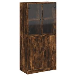 Helloshop26 - Buffet bahut commode armoire meuble de rangement organisateur cuisine salle de séjour salon haut avec portes 68 x 37 x 02_0032231 - 300_0
