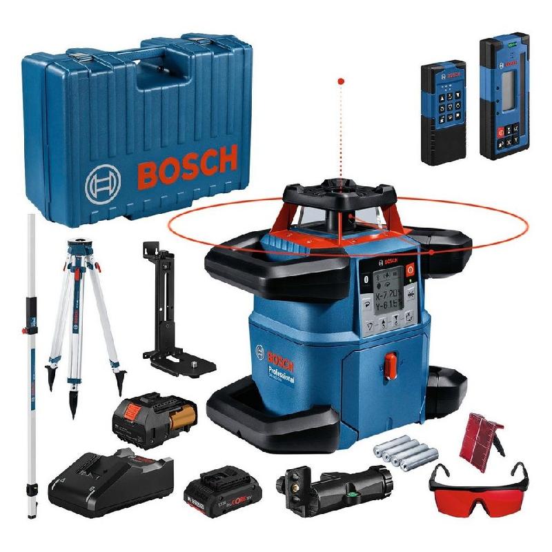Laser rotatif 18v grl 600 chv + 1 batterie procore 4ah + chargeur + coffret standard - BOSCH - 06159940p5 - 761816_0