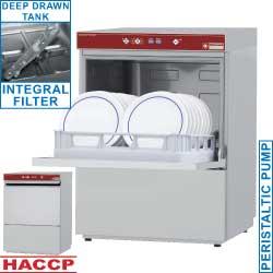 Lave vaisselle professionnel electrique panier 500x500 mm 230v1n active wash à double parois - D86/6M_0