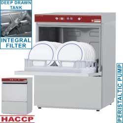 Lave-vaisselle professionnel électrique - Panier 500x500 mm - 230V/1N - Double parois - Active Wash - D86/6M_0