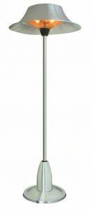 Parasol chauffant électrique halogène sur pied - 3000W - Acier inoxydable - Efficacité 10 à 15 m²_0