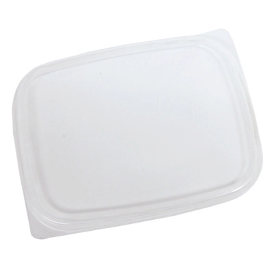 Premium Quality Boîte avec couvercle, PP rectangulaire 125 ml 2,9 cm x 8,9 cm x 11,4 cm (250 unités) PAPSTAR - transparent plastique polypropylène_0