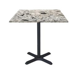 Restootab - Table 70x70cm - modèle Dina terrazzo cepp - gris TB-DIN-7070S-CEPP_0