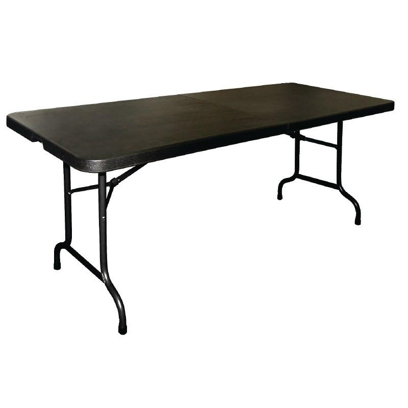 TABLE DE BUFFET PLIABLE - 183 CM - NOIR PROFESSIONNEL_0