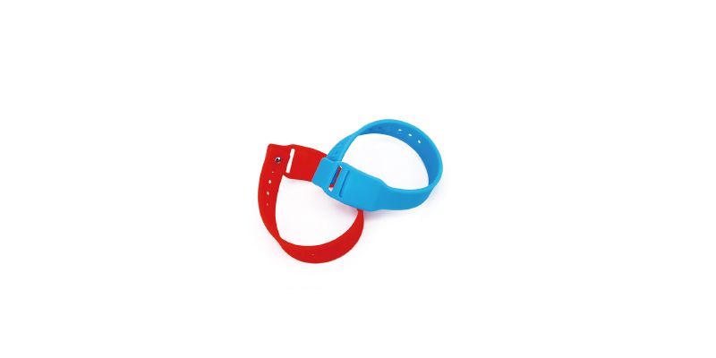 Bracelet RFID Xyt 020 - Shenzhen Xinyetong Technology - type ajustable et personnalisable en silicone bicolore_0