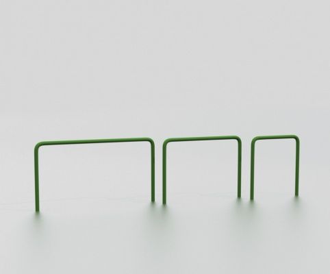 Arceau urbain simple - Ingenia - Ø35 ou Ø60 mm - Longueurs 1m, 1.5m, 2m_0