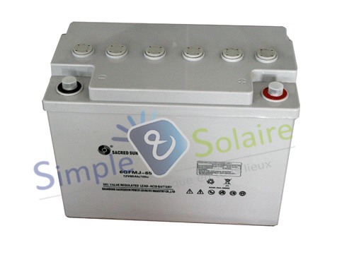 Batterie solaire sacred sun 2v et 12v gel sans entretien_0