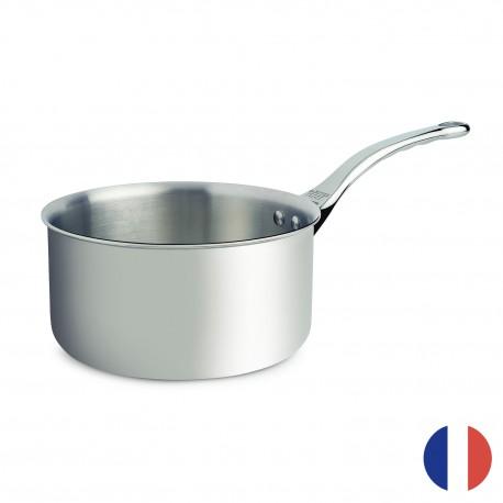 Casserole professionnelle inox Affinity De Buyer - multicouche (inox et aluminium) - idéale pour sauces et réductions - compatible tous feux et four_0